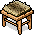File:Wooden Cabin Stool with Fur Covering.png