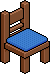 File:Blue Cushioned Chair.png