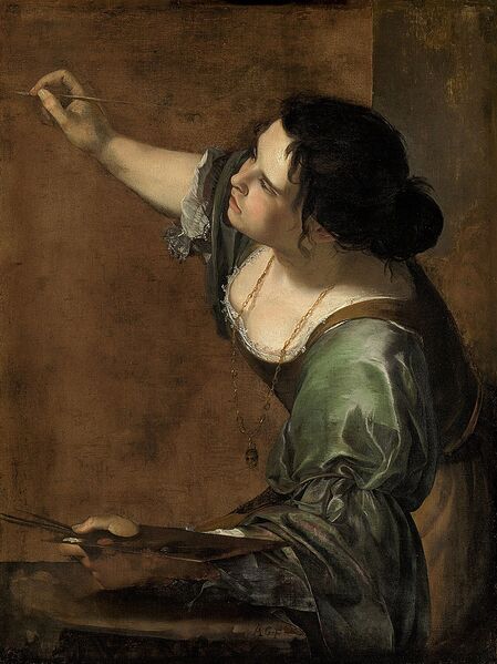 File:Self-portrait as the Allegory of Painting (La Pittura) - Artemisia Gentileschi.jpg