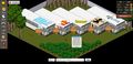 Infobus park from Habbo.nl with a couple of different Infobusses in a row