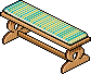 Green Wooden Cabin Bench.png