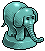 Teal Elephant Statue.png