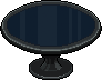 File:Black round dining table.png