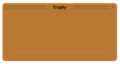 The bronze slab where your text will or will not be displayed if you leave it blank.