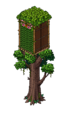 The Jungle Platform combined with the Leafy Roof, Leafy Gate and 3 Bamboo Walls makes a perfect tree house! note: a Magic Stack Tile is required to do so.